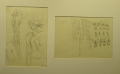 Foto 2: Unbekannt: Bleistift-Zeichnungen, datiert 1868, nach Buchband zu Galleria Giustiniani, nach Werken u.a. von Raffael, Leonardo, Michelangelo