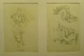 Foto 4: Unbekannt: Bleistift-Zeichnungen, datiert 1868, nach Buchband zu Galleria Giustiniani, nach Werken u.a. von Raffael, Leonardo, Michelangelo