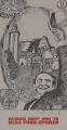 Foto 1: Eva-Maria Geisler (* 1936): Graphik - Lithographie nach Federzeichnung, Titel Tauberbischofsheim, Kluger Kopf - RIAS Funk-Spuren, von 1978