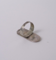 Foto 2: Großer Silber Fingerring, um 1900