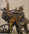 Foto 3: Ludwig Hohlwein (1874-1949): 3 Stück Graphiken - Farblithographien, Militaria, Titelvignetten aus Heften Der große Krieg, von 1916/17, München