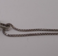 Foto 4: Halskette, 20. Jahrhundert, 835er Silber, Anhänger mit Zirkoniastein