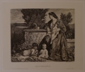 Foto 4: Wilhelm Krauskopf (1847-1921): 5 Graphiken - Radierungen, nach Gemälde-Vorlagen von Anselm Feuerbach, Adriaen van de Velde, Jusepe de Ribera