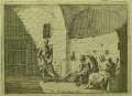 Sebastian Leclerc (1637-1714): Graphik - Stich, "Im Kerker", Frankreich