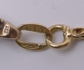 Foto 3: Halskette, 750er Gold, Ende 20. Jahrhundert, sogenannte Fuchsschwanzkette