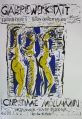 Foto 1: Christiane Möllmann (* 1961): Graphik - Farbholzschnitt, Ausstellungsplakat, Berlin 1987