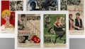 5 x Filmplakate / Farboffsetdrucke, Progress-Filmverleih DDR, um 1960