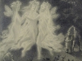 Foto 6: Martin Hönemann (1858-1937): 5 x Handzeichnungen - in Bleistift und Feder, Serie märchenhafte Thematik