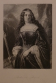 Foto 1: Alexander Rordorf (* 1820): Graphik - Stahlstich, Porträt Bertha von Bruneck, nach Vorlage Friedrich Pecht (1814-1903)