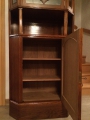Foto 4: Jugendstil Vitrinenschrank, um 1910, in Eiche massiv