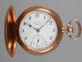 Gold Savonnette, Glashütte, um 1910, 585er Gold