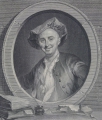 Foto 2: Georg Friedrich Schmidt (1712-1775): Graphik - Kupferstich, Porträt Julien Offray de La Mettrie