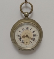 Taschenuhr, um 1900, alpenländisch, Nickel und Silber