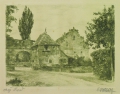 Foto 1: Emil Rudolf Weiß (1875-1942): Graphik - Radierung, Burgtor