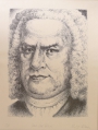 Foto 1: Paul G. Winkler (1887- nach 1963): 2 x Graphiken - Lithographien, Komponisten-Porträts von Bach und Schubert