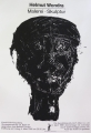 Foto 1: Helmut Wondra (* 1947): Graphik - Siebdruck, Ausstellungsplakat Malerei - Skulptur, Berlin 1988