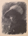 Foto 3: Martin Hönemann (1858-1937): 2 Stück Graphiken - Drucke, Titel In der Loge - Frauenporträt