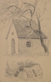 Foto 2: Martin Hönemann (1858-1937): 3 Zeichnungen, Bleistift und Tuschfeder, Architektur-Studien u.a. Reimlinger Tor - Nördlingen