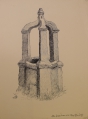 Foto 3: Martin Hönemann (1858-1937): 3 Zeichnungen, Bleistift und Tuschfeder, Architektur-Studien u.a. Reimlinger Tor - Nördlingen