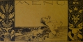 Foto 1: Martin Hönemann (1858-1937): Feder-Zeichnung, Entwurf Menükarte