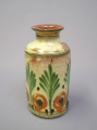 Steingut Vase, um 1900, Westerwald, signiert wohl "Lang"