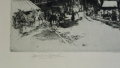 Foto 3: Unbekannt: Graphik - Radierung, Vedute Frankreich Kathedrale, Anfang 20. Jahrhundert