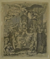 Joachim Sandrart (1606-1688): Graphik - Kupferstich, "Arminius und Thusnelda"