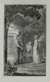 Daniel Nikolaus Chodowiecki (1726-1801): Graphik - Radierung, "Die Begegnung", datiert 1800
