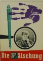 Werner Gottsmann (1924-2004): Gebrauchsgraphik - Farboffsetdruck, Filmplakat DDR "Die Fälschung", um 1950/60