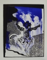 Foto 2: Wolfgang Petrick (* 1939): Graphik - Farblithographie, Surreale Figuren-Komposition, von 1991/1992