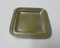 Quadratische Art Deco Silber Schale