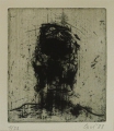 Foto 1: Peter Ouart: 8 x Graphiken - Radierungen, morbide Köpfe, datiert 1988/89, Berlin