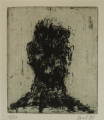 Foto 2: Peter Ouart: 8 x Graphiken - Radierungen, morbide Köpfe, datiert 1988/89, Berlin