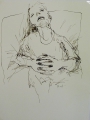 Foto 2: Peter Ouart: 5 x Zeichnungen in Feder und Tusche, partiell aquarelliert, Personen- und Gruppenszenen, Ende 20. Jahrhundert, Berlin