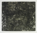 Peter Ouart: 6 Blätter / 1 x Graphik - Radierung und 5 Zeichnungen - Bleistift mit Kreide, "abstrakte Kompositionen" - Bildserie, datiert 1998, Berlin