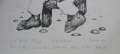 Foto 2: Karl-Heinz Grage (1939-1990): Graphik - Lithographie, Titel Fährmann, datiert 1984, Entstehungsort Berlin