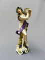 Jugendstil Porzellan-Figur: "Bacchantin", gemarkt Ernst Bohne Söhne - Rudolstadt (Thüringen)