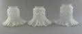Foto 1: 3er Satz Jugendstil Lampenschirme