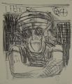 Foto 2: Dieter Goltzsche (* 1934): Paar Graphiken - Lithographien, Lithos und Ohne Titel, Jahresgraphik von 1990