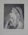 Foto 1: Thomas Holloway (1748-1827): Graphik - Kupferstich, Mary Sister of Martha, nach Vorlage von Heinrich Füßli (1741-1825), von 1792