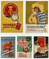 Foto 1: Konvolut 5 Farboffset-Drucke - Plakate, Sparkassenwerbung, DDR, 1950/60er Jahre