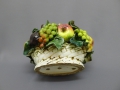 Foto 3: Majolika / Keramik Früchtekorb, 20. Jahrhundert, Italien - Taormina