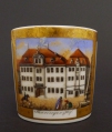 Foto 2: Biedermeier Porzellan Bildertasse, Thüringer Hof, Gera