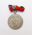 Foto 2: Silbermedaille Waffenstadt Zella-Mehlis - 1. Gauschiessen des Gaues Thüringen 1935, von Julius Bauer & Söhne