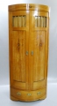 Foto 1: Jugendstil Eckschrank / Eck-Kleiderschrank, in Kirschbaum, um 1910