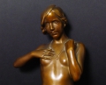 Foto 5: Ferdinand Frick (1878-1939): Frauenakt, signierte Bronze Plastik, Bezeichnung Große Berliner Kunst-Ausstellung, Guss Matthias Berlin