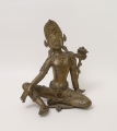 Foto 1: Bronzeplastik, Avalokiteshvara, Nepal, 19. Jahrhundert