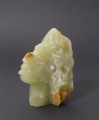 Foto 1: Kleine Jade-Skulptur, China, Anfang 20. Jahrhundert, Frauenbüste