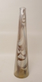 Jugendstil Glas Langhalsvase / Bodenstandvase