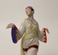 Foto 4: Art Deco Porzellan Figurine: Ausdruckstänzerin, Katzhütte (Thüringen), Hertwig & Co., Marke um 1930